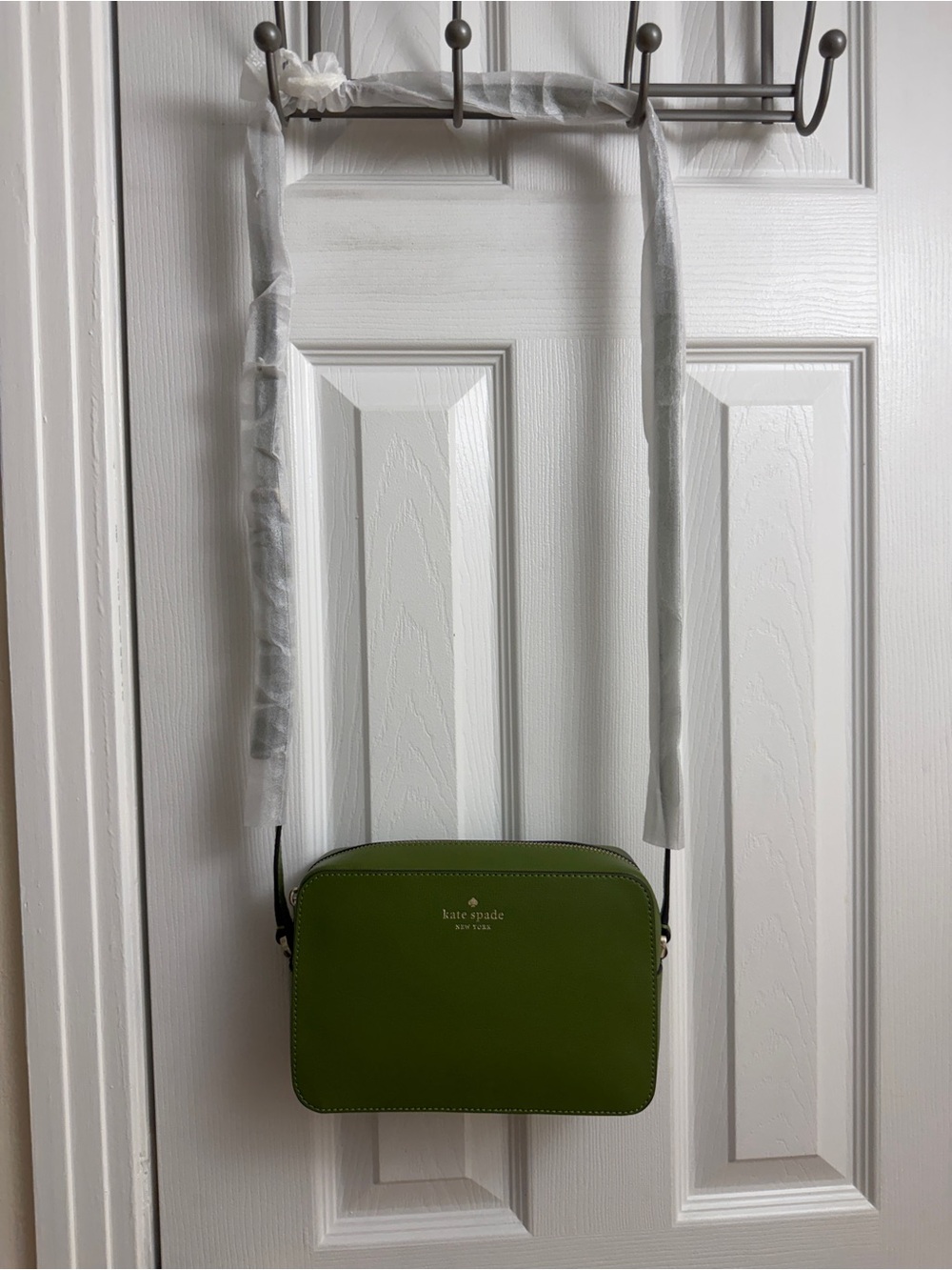 kate spade Olive Green Leather Crossbody Bag
